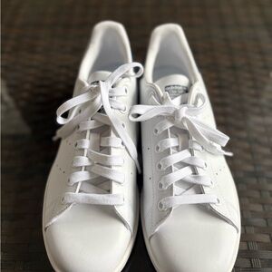 Classic Stan Smith White and Blue Women's Sneakers